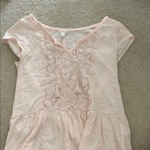 cute light pink top